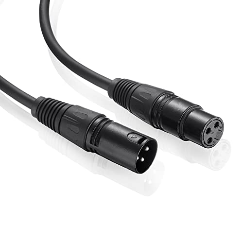 Rtinle XLR-Kabel,Professionelles XLR Kabel 0,3M, Mikrofonkabel XLR Kabel,XLR Stecker auf XLR Buchse,für Mikrofone HiFi Mischpult Lautsprecher