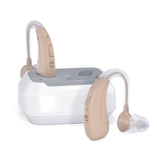 HIBRIQ Soundgerät mit einstellbarer Lautstärke und 4-Mode, intelligente Geräuschunterdrückung Desktop Ladegerät, Sprachverstärkungsgerät