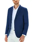 GRACE KARIN Elegante Hochzeitsgastjacke für Herren Dunkelblauer Blazer Slim Fit Business-Anzug Dunkelblau XL