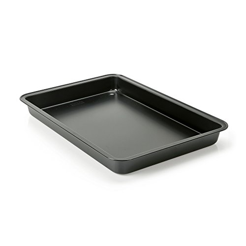 Original Kaiser Classic Brat- und Auflaufform 42 x 29 x 4 cm, Backblech antihaftbeschichtet, extra hoher Rand, praktischer Griffrand, optimale Wärmeleitung, extra hoher Rand, praktischer Griffrand