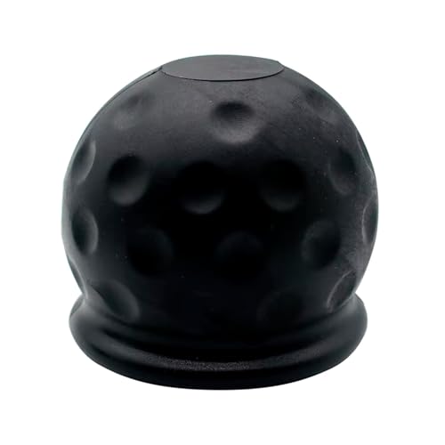 CABLEPELADO Gummiabdeckung für Anhängerkupplung, Durchmesser 50 mm, universell, schwarz, Schlag-, Wetter- und korrosionsbeständig, robuste Schutzabdeckung