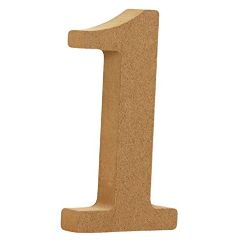 Papp Buchstaben,Dekoration Holznummer Papp-Buchstabe,Selbstklebende Buchstaben,Große Pappe Zum Basteln,Pappbuchstaben Groß, Holzbuchstaben Pappmaché Zahlen-Box (1)