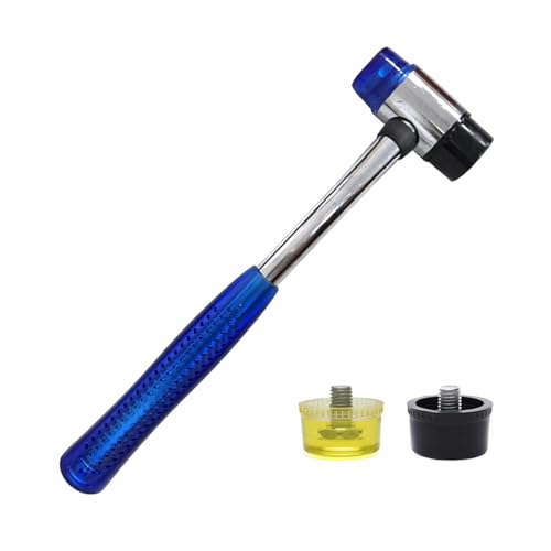 1 Stück Hammer, 2 Stück Ersatzhammerköpfe, Gummihammer, Installationswerkzeuge, Reparaturwerkzeuge, Haushaltsgeräte