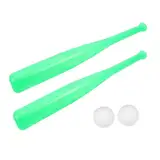 BESTonZON 1Satz Kunststoff Baseballschläger Und Ball Set Für Interaktives Für Außenbereich Verschleißfestes Baseball Set Für Kleinkinder Für Garten Und Teilig