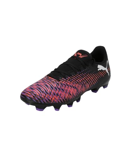 PUMA Damen Future 8 Play FG/AG WN's Fussballschuh, Black White-Glowing RED, 38 EU