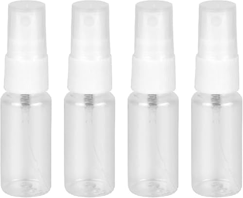 4 X 20ml Sprühflasche Klein,Spray Bottle,Sprayflasche Leer,Zerstäuber,Mini Sprühflasche,Kleine Sprühflaschen Zum Befüllen,Zerstäuber Sprühflasche,Sprühflaschen Befüllen,für Parfüms,Öle,Wasser,Alkohol