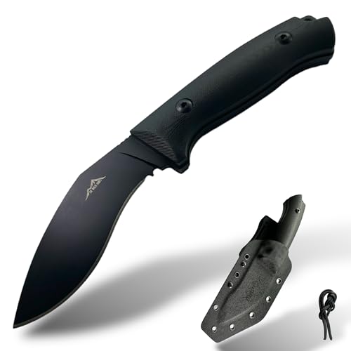SK Wild Ones® Outdoor Messer Survival - Jagdmesser Feststehende Klinge - Survival Messer Outdoor Mit G10 Handhaben - Kukri Machete Outdoormesser Feststehend - Hergestellt aus D2-Stahl Survival Knife
