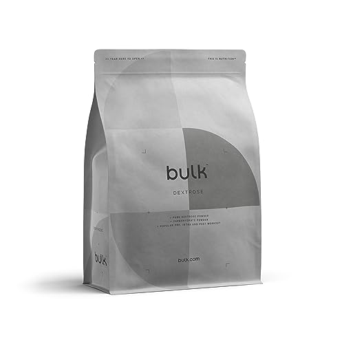 Bulk Dextrose Pulver, 2,5 kg, 100 Portionen