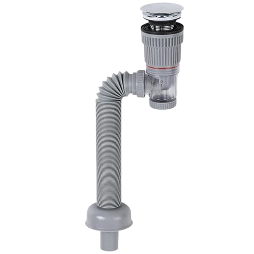 Bathroom Sink Drain Pipe | Kitchen Sink Pipe | Flexible Bad-Sink-Ablaufgarnitur | Vielseitiges Abfluss-Set bietet eine Hassle-Lösung für die Aufrechterhaltung eines effizienten Abflusssystems in Ihrem