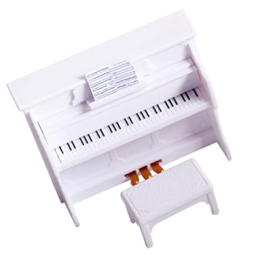 Toyvian Grand Piano Toy Puppenhaus Klavier Mini- Klavier Spielzeug Klavierornamente Kinderspielzeug- Set- Mini Aufrecht Dolls Houses