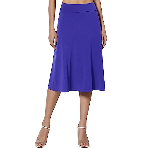 Meine Monatsabrechnung Einsehen Kleid Boho Damen Lang Einfacher Komfort-Basic-Stretch-Rock In A-Linie Mit Ausgestelltem Knie Für Damen Der Von Nebenan Angebote Tages Blitzangebote