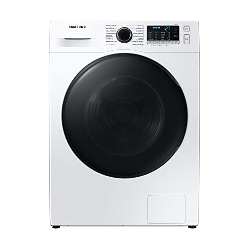 Samsung WD81TA049BE/EG Waschtrockner, 8/5 kg, 1400 U/min, Ecobubble, Air Wash, Hygiene-Dampfprogramm, Digital Inverter Motor, Weiß