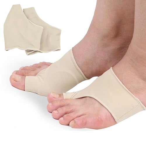 Hallux Valgus Korrektur Hallux Valgus Bandage Ballenzehen Korrektur Hallux Valgus Schiene Eingebauter Silikon-StoßDäMpfer Und Zehensplitter Zur Schmerzlinderung