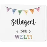 JUNIWORDS Mauspad Mousepad, Bester Zollagent der Welt (5726795)