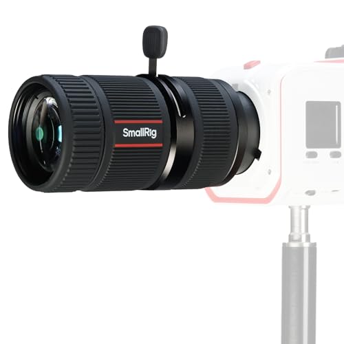SMALLRIG SP-Mini Spotlight, Optisches Snoot Fotografie Kit mit Hoher Lichtdurchlässigkeit, Blitzprojektor-Aufsatz, über 4-Fache Helligkeitsverstärkung, EIN GOBO-Halter und 10 Gobos – 4939