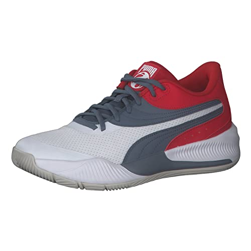 PUMA Unisex Triple Basketballschuh, Urban Red-China Blue, 47 EU