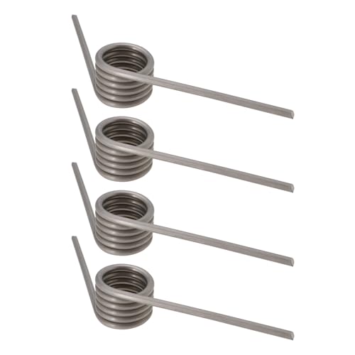 SG Store 4 Stück Torsionsfeder aus Edelstahl 304 2mm Drahtdurchmesser 15mm Außendurchmesser 122° Ablenkung Geeignet für Kamine mit Schiebetüren DIY-Holzbearbeitungs- Und Möbelreparaturprojekt