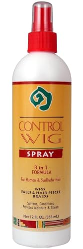 African Essence Wig Control Spray For Human & Synthetic Hair 355ML by African Essence
