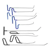 CHFUNE 10 Types of Dent Repair Iron Bars, Dellen Reparaturset Auto, Ausbeulwerkzeug, Hagelreparaturset Lacklose Dellenentfernung Abzieher Sets Autotür Dings Reparatur Handwerkzeuge