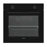 Telefunken ECB75A-B Einbaubackofen ohne Kochfeld, 75 Liter, 10 Betriebsarten, Autark, Teleskopauszug, Dampfreinigung, 2-fach Verglasung, Umluft, 60 cm Backofen