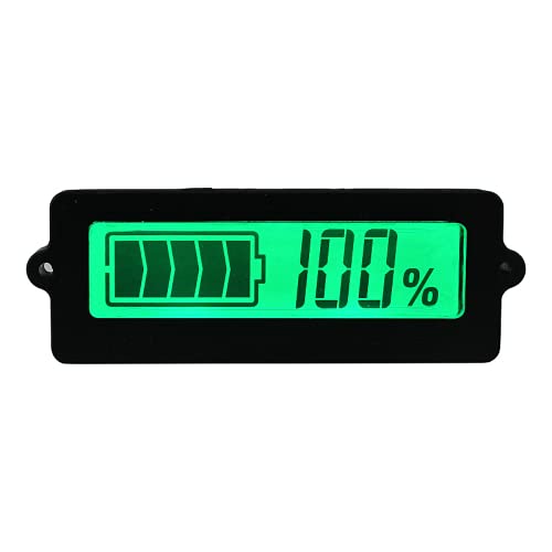 DollaTek LY6N 12V-96V Blei-Säure-Batterie 3S-15S Lithiumbatterie Digitale Batteriekapazitätstester, Batterieanzeige Prozentanzeige mit LCD-Display - Grüne Hintergrundbeleuchtung