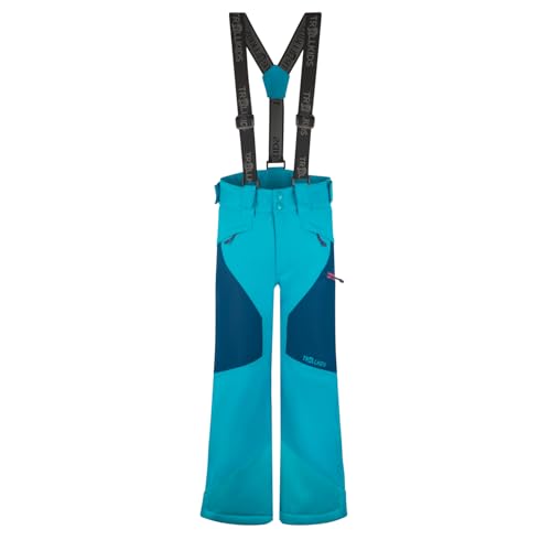 Trollkids Kongsberg Ski Hose Dark Turquoise/Bright Berry, Gr. 140