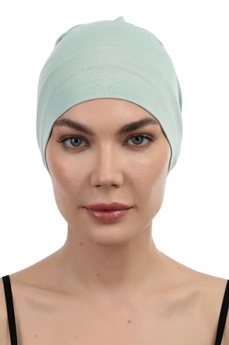 Deresina Headwear Schlafmutze Kopfbedeckung Chemo - (Apple Green)