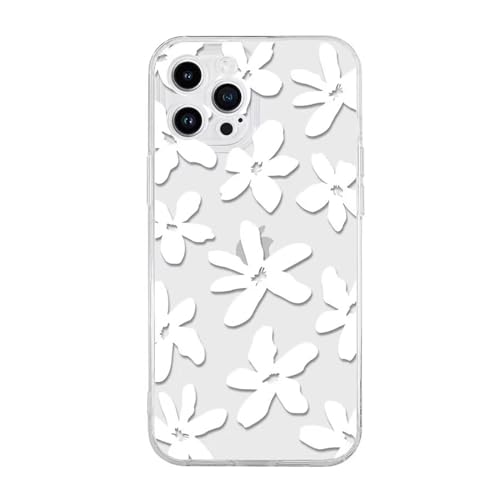 Rnrieyta Miagon Kreativ Blume Hülle für iPhone XR,Schmetterling Blätter Blumen Flower Serie Schutzhülle Transparentes Weich TPU Cover Dünne Kratzfeste Silikon Gel