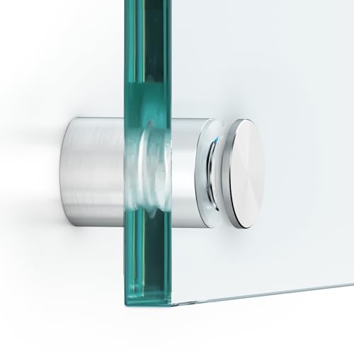 Raumhero® Abstandshalter Edelstahl (Komplettset 4 Stk.) - Abstandhalter 15mm - Plattenstärke 2-12mm - Schilderhalter Edelstahl - Plexiglas Halter (100% Made in Germany) Schilder Befestigung