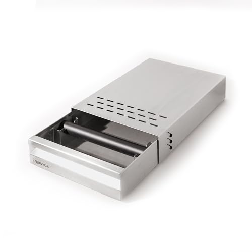 ragazzino Kaffee Abklopfbehälter | Sudschublade für Espresso Siebträgermaschine | Abschlagkasten mit herausnehmbarer Abklopfstange | 350x250x80mm Edelstahl Knock-Box
