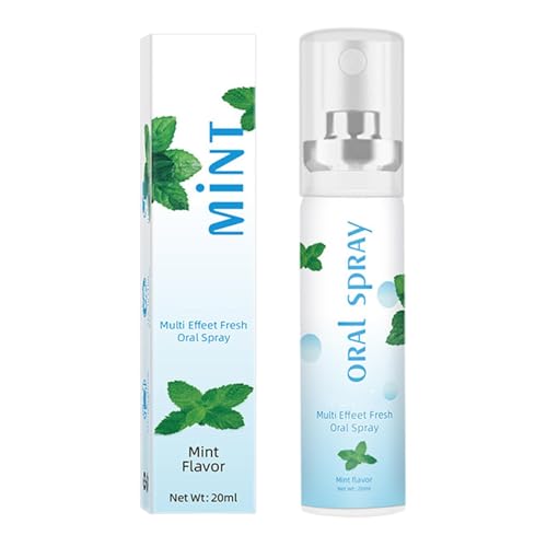 Duftspray mit Fruchtgeschmack, Mund-Atem-Spray, 20 ml, Mund-Erfrischungssprays, Atemnebel-Spray, tragbarer Mund-Atem-Lufterfrischer, Mundspray