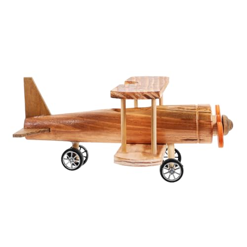 Toddmomy Holz Hubschrauber Modell Und Kreativ Für Schreibtischdekoration Langlebig Und Bruchfest Für Vintage Stil Und Für Sammler