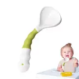 Baby-Fütterlöffel, Babynahrungslöffel – Babynahrungslöffel, Große Kapazität, Babylöffel-Futterspender. Niedliche Babyprodukte, Biegsame Stillutensilien, Rutschfeste Lebensmittelutensilien Für Suppennu