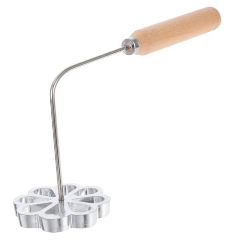 BESTOYARD 1stk Youdunzi-form Braten Peep-ausstecher Buchstabenformen Fritteuse Kekshersteller Sechskant-ausstecher Cakesicles Schimmel Waffelformen Aus Aluminium Silver Aluminiumlegierung