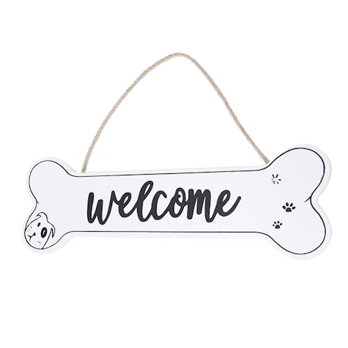 Cabilock Hochwertiges Willkommensschild Aus Holz Haustierladen-Accessoire Wandkunst Hundedekor