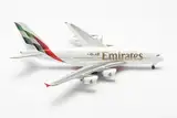 herpa Modellflugzeug Emirates Airbus A380 - newColors - A6-EOG Miniatur im Maßstab 1:500, Sammlerstück, Modell ohne Standfuß, Metall