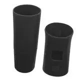 TOPPERFUN Mic Accessory -320 Silikon-mikrofonabdeckung Kabellose Handmikrofon-griffhülle