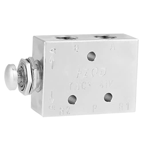 TAC2-41P 2 Position 3 Wege Toggle Ventil Luft Pneumatic Control Metallknopf Off-Toggle Ventil für den Industriellen Gebrauch
