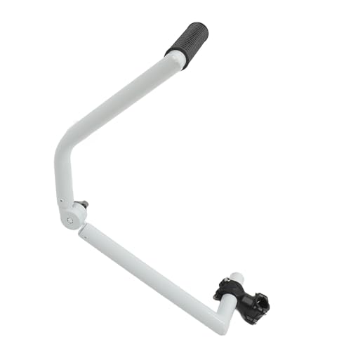 Omic Mmer -Handle für Rasenpflege | Leichte Aluminiumverlängerung mit Ible G für Einfache Ming- und Kanten (Black) (White)