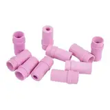 ZWEquipint Keramik-Sandstrahldüsenspitzen, Set mit 10 Luft-Siphon-Strahlgeräten für Maschinenteile, Desoxidierung, 4,5 mm, 7 mm Bohrungsdurchmesser, Rosa, 35 mm Länge (7 mm)