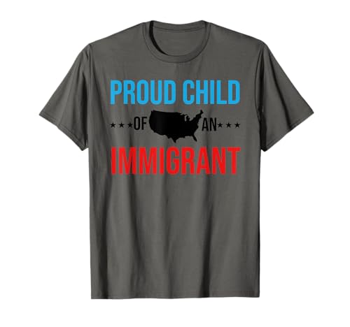 Lustiges Geschenk für Einwanderungspartys, cooles stolzer Kind der Einwanderungsbehörde T-Shirt
