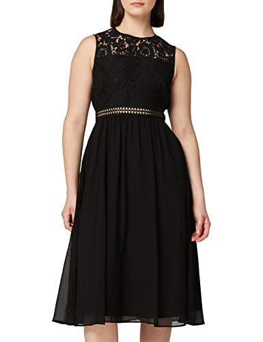 Amazon-Marke: TRUTH & Fable Damen brautkleid, Gr. 42 (Herstellergröße: XL), Schwarz (Black)