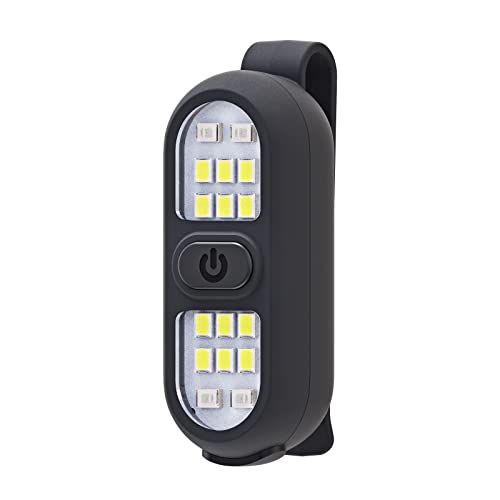 Clip-on-Lauflicht, wiederaufladbare Sicherheitslichter, Nacht-Lauflicht für Läufer, freihändige Taschenlampe, tragbares LED-Arbeitslicht, Stroboskoplicht, Warnblinklicht, Jogger, Camping, Wandern