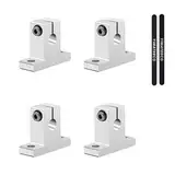 YIMATEECO Linear Motion Rail Klemmführung Unterstützung, 4 Stück SK12 Wellenhalterung Wellenunterstützung Führungsstütze Vertikale Optische Wellenhalter für DIY 3D-Drucker Maschinen (4er-Pack)