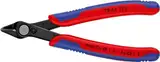 KNIPEX Electronic Super Knips Elektronik-Seitenschneider, 125mm, weicher Draht (Kupfer) bis 1,6mm, mittelharter Draht(Nagel) bis 1,2mm, 78 61 125