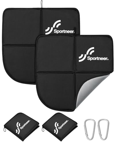 Sportneer Sitzkissen Outdoor, 40 * 40cm Sitzunterlage Outdoor Wasserdicht Oxford-Stoff Thermo Sitzkissen Faltbar FüR Camping, Wandern, Stadion Und Unterwegs