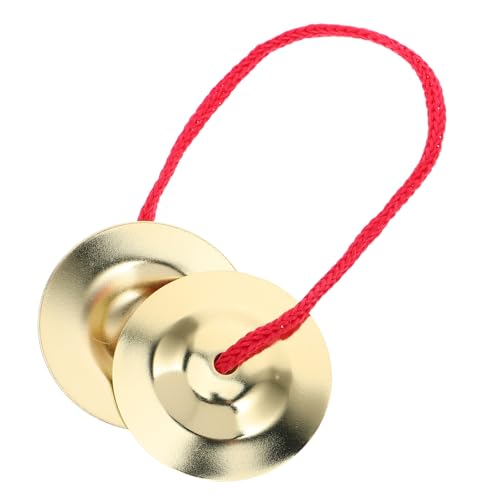 Kisangel Kleine Handbecken Für Tänzer, Kupferbecken, Musikinstrumente Für Kinder, Spielzeug, Vorschulisches Pädagogisches Musikspielzeug Für Interaktive Spiele Und Teamarbeit