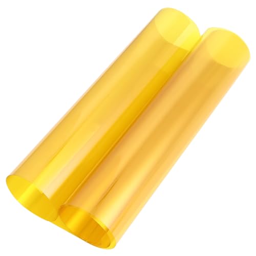 Uonlytech Farbfilm Drehen Led Abdunkeln Folie Led Farbfolie Film Blitz Filter Transparente Film Blitz Korrektur Licht Filter Led Abdunkeln Folie Klebefolie Gelb Transparen