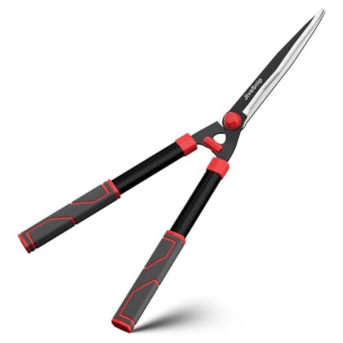 JiveSnip Heckenschere 23",Hedge Shears - Rasiermesserscharfe Klingen aus Karbonstahl, Rostschutzbeschichtung, leichte Gartenschere zum Trimmen von Hecken, Sträuchern und Büschen