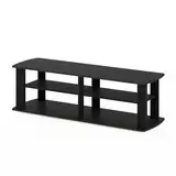 Furinno Nelly Entertainment Center TV-Ständer, Schwarz, 110 (B) x 34 (H) x 33.3 (T) cm
